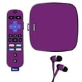 thumbnail image 1 of Skin Decal Wrap Compatible With Roku Ultra Sticker Design Solid Purple, 1 of 6