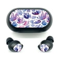 thumbnail image 1 of Skin Decal Wrap Compatible With Samsung Galaxy Buds Sticker Design Blue Petals, 1 of 2