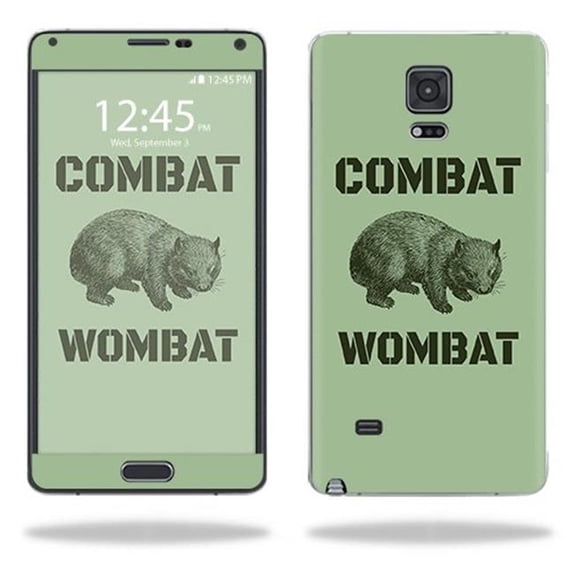 Skin Decal Wrap Compatible With Samsung Galaxy Note 4 Combat Wombat