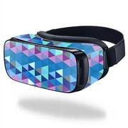 Skin Decal Wrap Compatible With Samsung Gear VR (Original) Purple Kaleidoscope