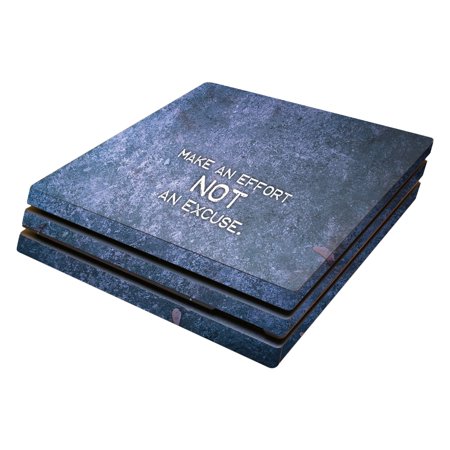 Skin Decal Wrap Compatible With Sony PS4 Pro Console Make An Effort