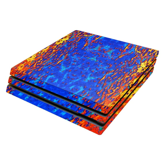 Skin Decal Wrap Compatible With Sony PS4 Pro Console Melting