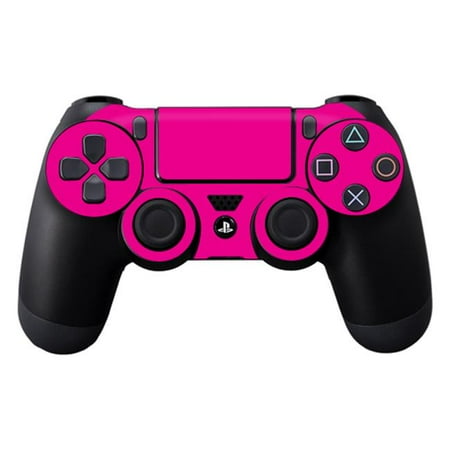 Skin Decal Wrap Compatible With Sony PlayStation DualShock 4 Controller Hot Pink
