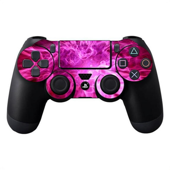 Skin Decal Wrap Compatible With Sony PlayStation DualShock 4 Controller Red Mystic Flames