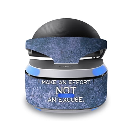 Skin Decal Wrap Compatible With Sony PlayStation VR Make An Effort