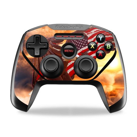Skin Decal Wrap Compatible With SteelSeries Nimbus Controller Bald Eagle
