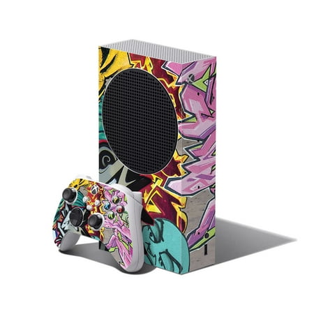 Skin Decal Wrap Compatible With XBOX Series S Bundle Sticker Design Graffiti Wild Styles