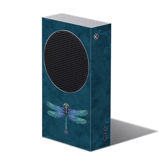 Skin Decal Wrap Compatible With XBOX Series S Sticker Design Vibrant Dragonfly
