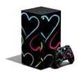 thumbnail image 1 of Skin Decal Wrap Compatible With XBOX Series X Bundle Sticker Design Hearts, 1 of 3