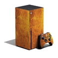 thumbnail image 1 of Skin Decal Wrap Compatible With XBOX Series X Bundle Sticker Design Textured Gold, 1 of 3