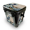 thumbnail image 1 of Skin Decal Wrap Compatible With Yeti Roadie 24 Hard Cooler Sticker Design Great Wave Of Kanagawa, 1 of 3