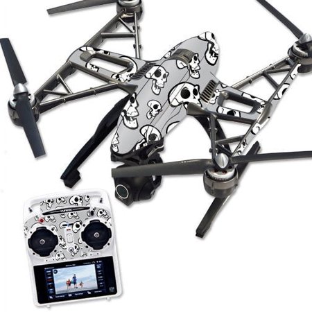 Skin Decal Wrap Compatible With Yuneec Q500 & Q500+ Drone Laughing Skulls