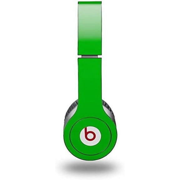 Skin Decal Wrap Works with Original Beats Solo HD Headphones Solids Collection Green Skin Only (Headphones NOT Included)