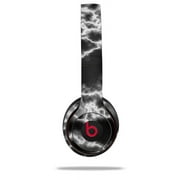 Skin Decal Wrap for Beats Solo 2 and Solo 3 Wireless Headphones Electrify White BEATS NOT INCLUDED by WraptorSkinz