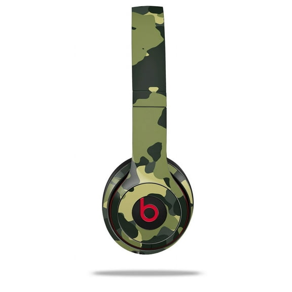Skin Decal Wrap for Beats Solo 2 and Solo 3 Wireless Headphones WraptorCamo Old School Camouflage Camo Army (BEATS NOT INCLUDED) by WraptorSkinz