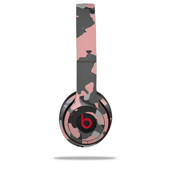 Skin Decal Wrap for Beats Solo 2 and Solo 3 Wireless Headphones WraptorCamo Old School Camouflage Camo Pink (BEATS NOT INCLUDED) by WraptorSkinz