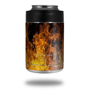 Skin Decal Wrap for Yeti Colster, Ozark Trail and RTIC Can Coolers - Open Fire (COOLER NOT INCLUDED) by WraptorSkinz