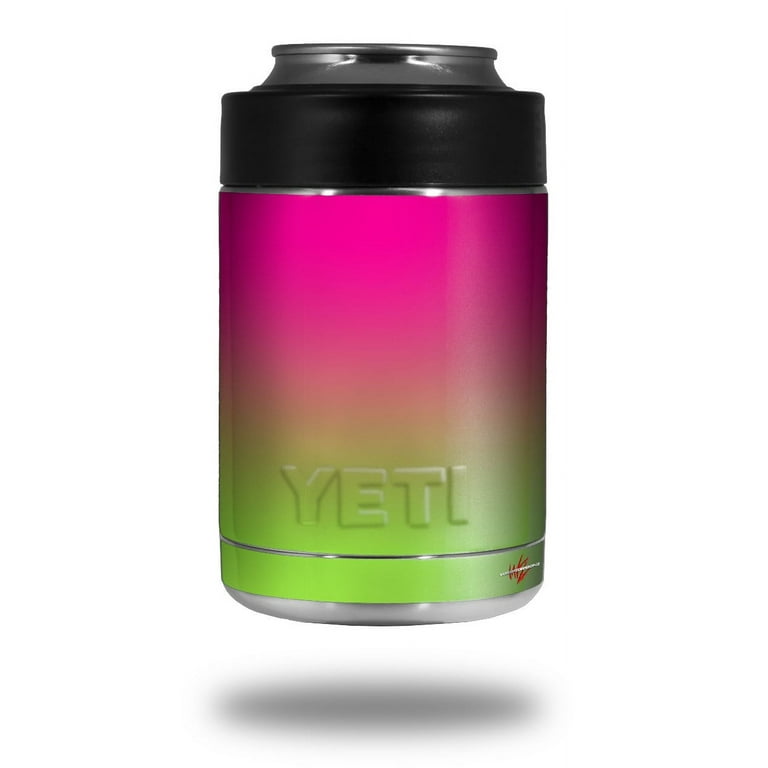Skin Decal Wrap for Yeti Colster, Ozark Trail and RTIC Can Coolers - Smooth  Fades Neon Green Hot Pink (COOLER NOT INCLUDED) by WraptorSkinz 