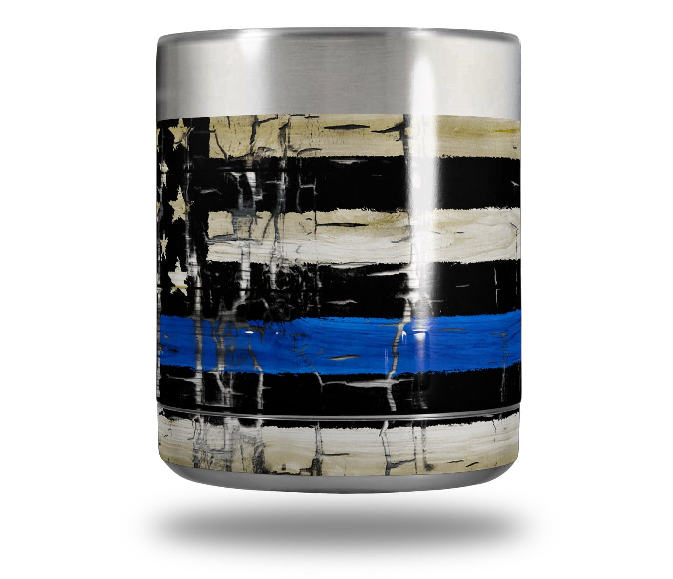 Skin Decal Wrap for Yeti Rambler Lowball Painted Faded Cracked