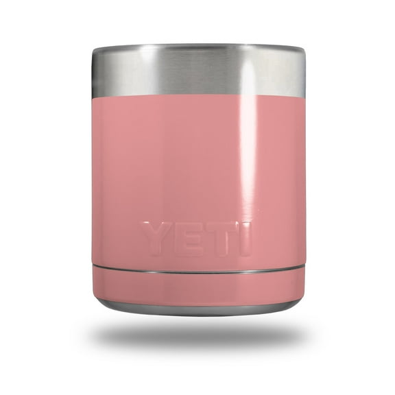 Skin Decal Wrap for Yeti Rambler Lowball - Solids Collection Pink by WraptorSkinz