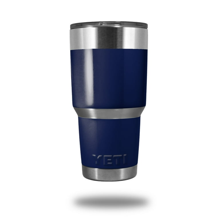 Skin Decal Wrap for Yeti Tumbler Rambler 30 oz Solids Collection Navy Blue  ( 30oz TUMBLER NOT INCLUDED ) 