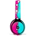 thumbnail image 1 of Skin Decal Wrap works with Original Beats Solo Pro Headphones Ripped Colors Hot Pink Neon Teal Skin Only BEATS NOT INCLUDED, 1 of 5