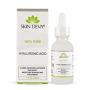 Skin Deva Hyaluronic Acid Facial Serum for Deep Hydration, Plumping Support & Smooth Skin Appearance, 1 fl oz
