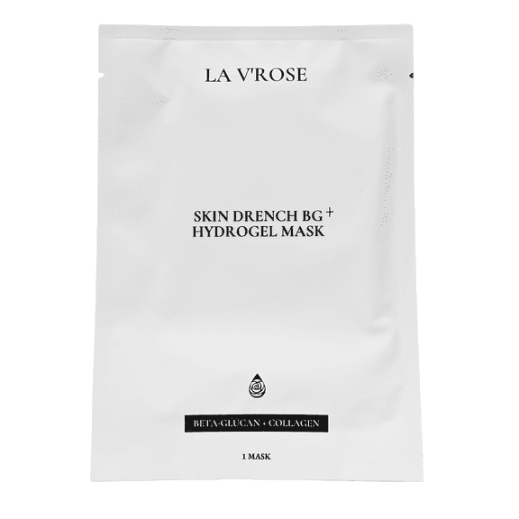 Skin Drench BG+ Hydrogel Mask, Hydrating Beta-Glucan Collagen Hydrogel Face Mask, 28g, Single