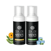 Skin Elements Intimate Wash for Men Combo | Tea Tree Oil & Menthol | pH Balanced Foaming Hygiene Wash | Controls Bad Odor & Sweat | 120 ml | Pack of 2 |