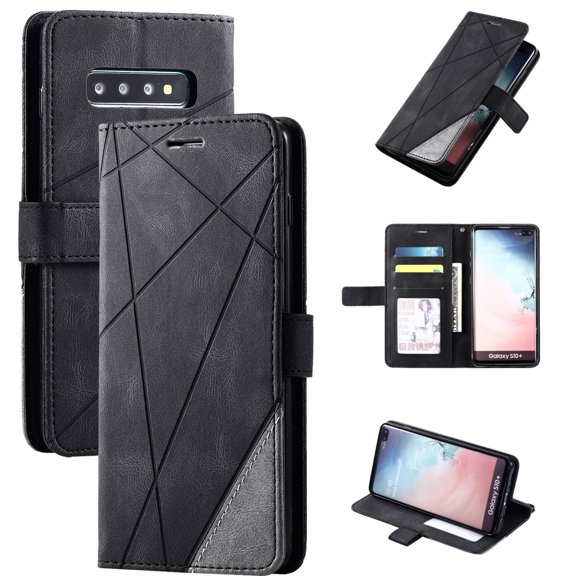 Skin Feel Splicing Horizontal Flip Leather Case with Holder & Card Slots & Wallet & Photo Frame