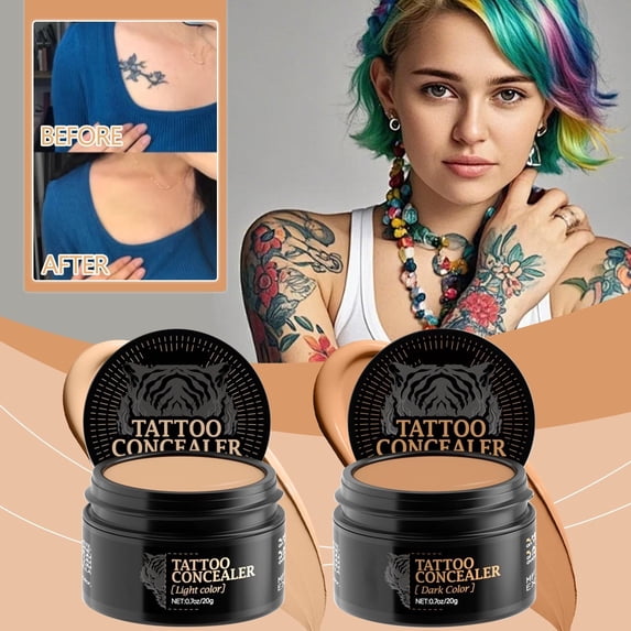 Skin Filter Body Concealer Waterproof, Long Lasting Transfer Resistant High Coverage Full Coverage Body Concealer - 20g Sweat-Proof Makeup Tatto Scars