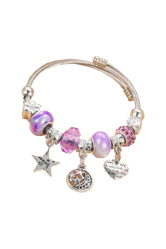 Skin Friendly Beaded Cuff Jewelry With Stainless Steel Body And Sparkling Rhinestones Detail Everyday Use Jewelry