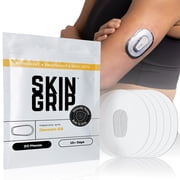 Skin Grip Dexcom G6 Patches - 20 Pack, Waterproof CGM Glucose Monitor Adhesive Covers, Durable Long-Lasting Sensor Patches - Clear