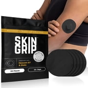 Skin Grip Dexcom G7 & Stelo Patches - 20 Pack, Waterproof CGM Glucose Monitor Adhesive Covers, Durable Long-Lasting Sensor Patches - Black