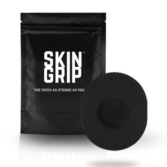 Skin Grip Medtronic Guardian 4 Sensor Patches – Pre-Cut Waterproof & Sweatproof Adhesive Tape – Long-Lasting, Skin-Friendly Continuous Glucose Monitor Overpatch - 20 Pack - Black