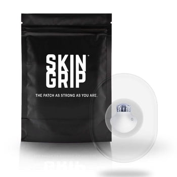 Skin Grip Medtronic Guardian 4 Sensor Patches – Pre-Cut Waterproof & Sweatproof Adhesive Tape – Long-Lasting, Skin-Friendly Continuous Glucose Monitor Overpatch - 20 Pack - Clear