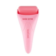 Skin Gym Pink Cool CryoGel Ice Roller for De-puffing and Soothing Skin, Reduces Redness and Calms Irritation with Cryo-Therapy and Facial Massage