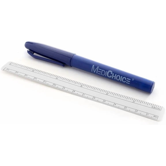 Skin Marker, w/Ruler, , 1314077733 (Box of 25)
