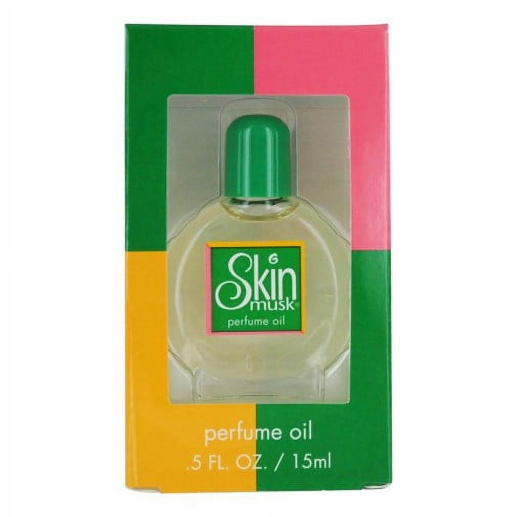 Skin Musk Perfume Oil Fragrance, Classic Floral Sandalwood Musk Scent, 0.5 fl oz / 15 mL