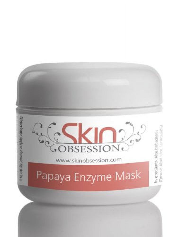 Skin Obsession Papaya Enzyme Mask Natural Skin Care Acne Scars Prone Anti Aging Reduce Wrinkles Sunburn Blackheads Dark Spots & Brightens Skin Glow - image 1 of 1