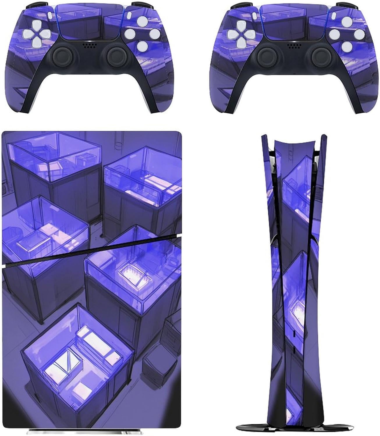 Skin for PS5 Slim Digital Edition, Sticker Cover for PlayStation 5 ...