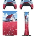 thumbnail image 1 of Skin for PS5 Slim Digital Edition, Sticker Cover for PlayStation 5 Console and Controller, Easy Removable Protective Film Skin Wrap Game Accessories Decal Full Cover - Grass House, 1 of 6