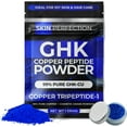 thumbnail image 1 of Skin Perfection GHK-Cu Copper Peptide Powder – DIY Copper Peptides Serum Ingredient with GHK for Fuller Hair & Smoother-Looking Skin - 99.7%+ Pure Cosmetic-Grade GHK-Cu Beauty Booster, 1 of 9