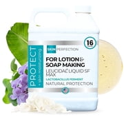 Skin Perfection Leucidal Liquid SF Max Preservative Ingredient for DIY Cosmetic Formulations, Lactobacillus Based Liquid Add-In for Lotions Creams and Water-Based Serums, 16 oz