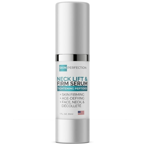 Skin Perfection Skin Firming Rejuvenating Serum Neck Lift and Firm Facial Lifting Serum 20% Pepha Tight & Relistase Anti-aging Treatment for Face, Neck and Decollete Crepe Skincare