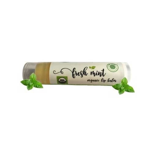 Skin Perfection USDA Organic Peppermint Lip Balm, Mint Scent, 2 Pack