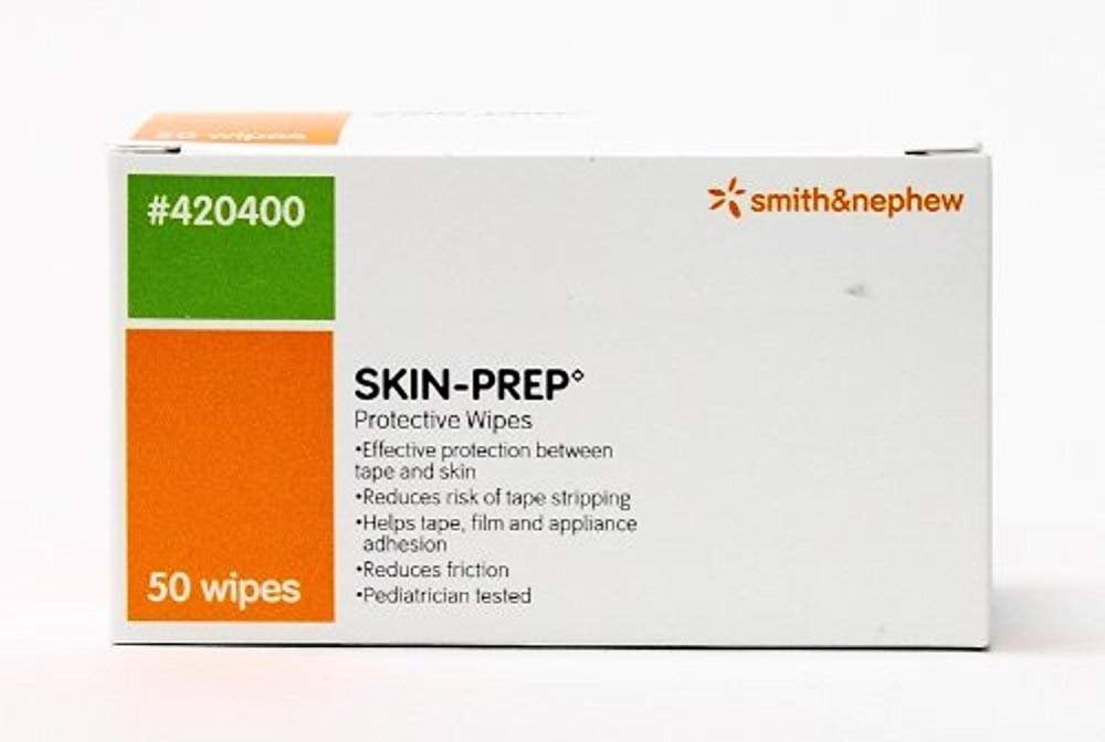 Skin-Prep Protective Wipes 420400 50 Ct, 6-Pack