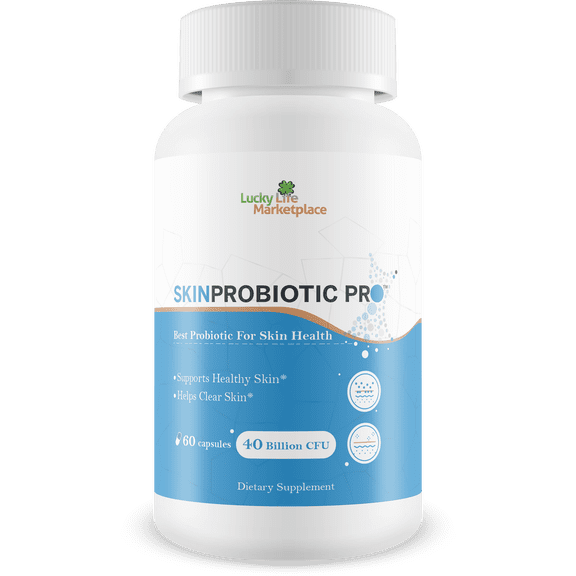 Skin Probiotic Pro - Support Healthy Skin from the Inside Out with a Probiotic Skin Health Support - Help Support Decreased Blemishes, Pimples, Redness - Probiotics for Hydrated, Healthy Looking Skin