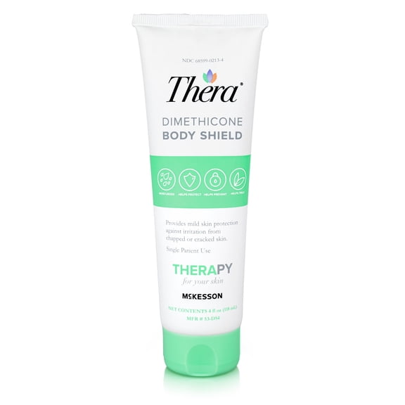 Skin Protectant Thera Dimethicone Body Shield 4 oz Tube Scented Cream -