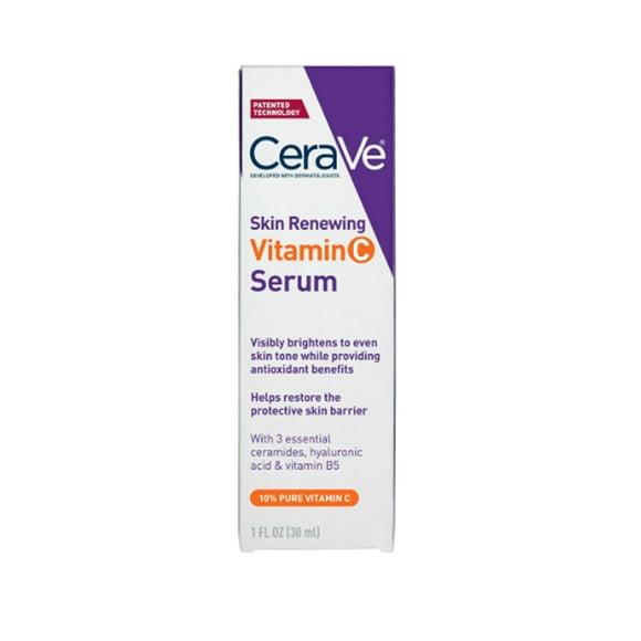 Skin Renewing Vitamin C Face Serum with Ceramides & Vitamin B5  1 fl oz